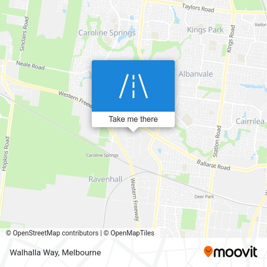 Walhalla Way map