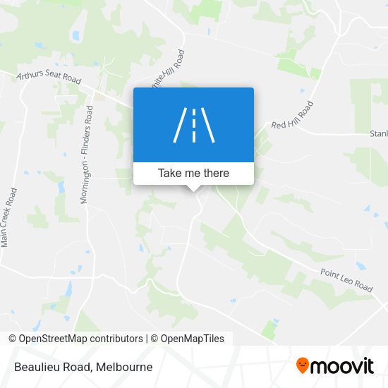 Beaulieu Road map