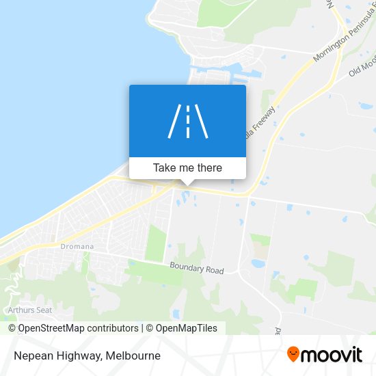 Nepean Highway map