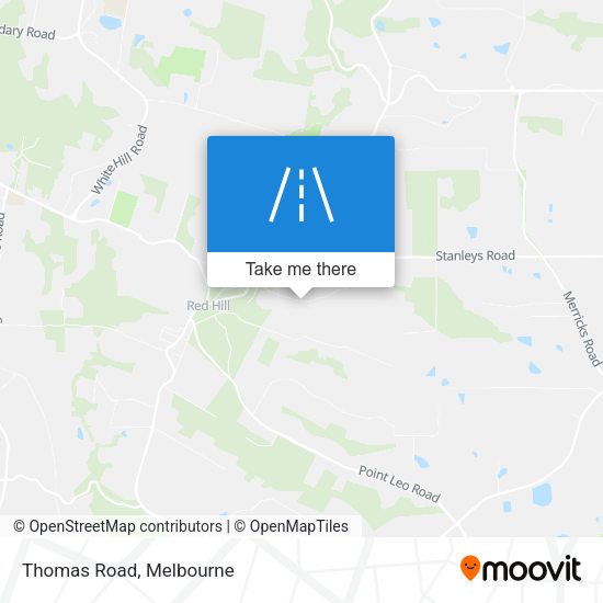 Thomas Road map