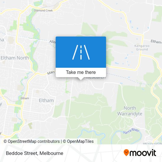 Beddoe Street map