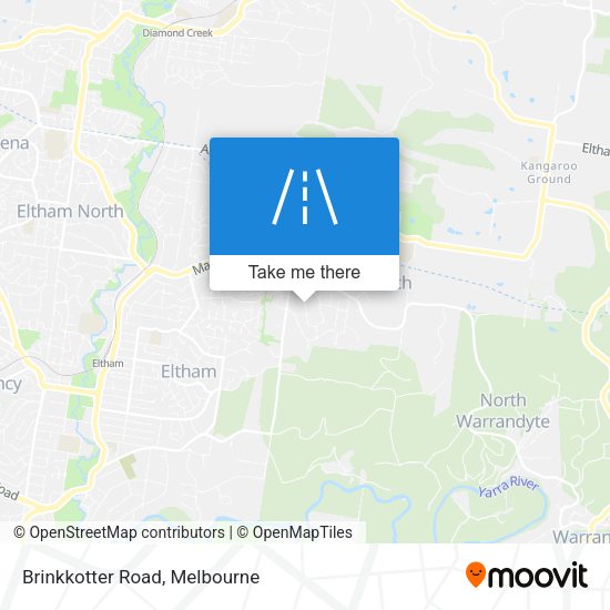 Brinkkotter Road map