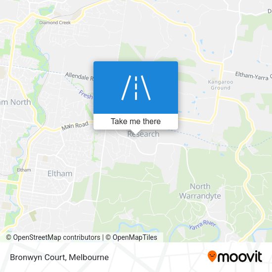 Bronwyn Court map