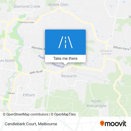 Candlebark Court map