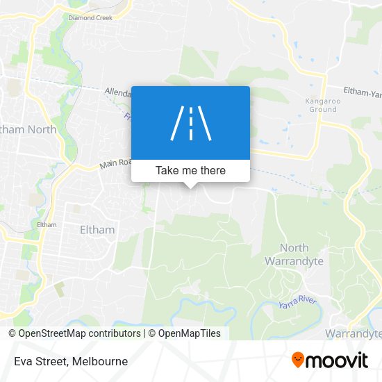 Eva Street map
