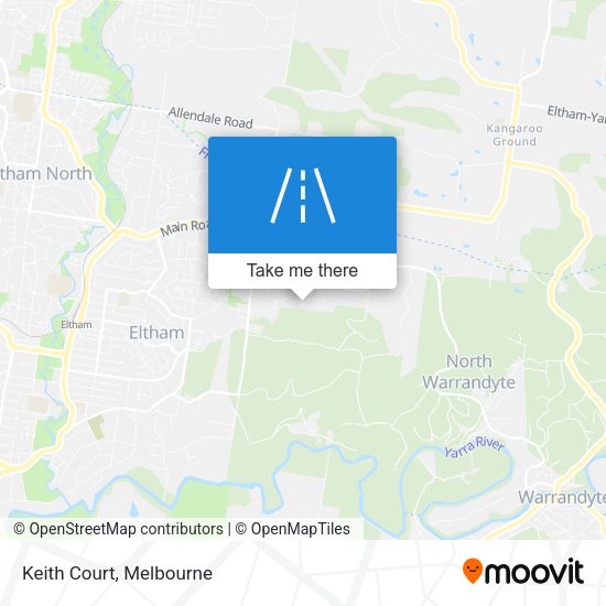 Keith Court map