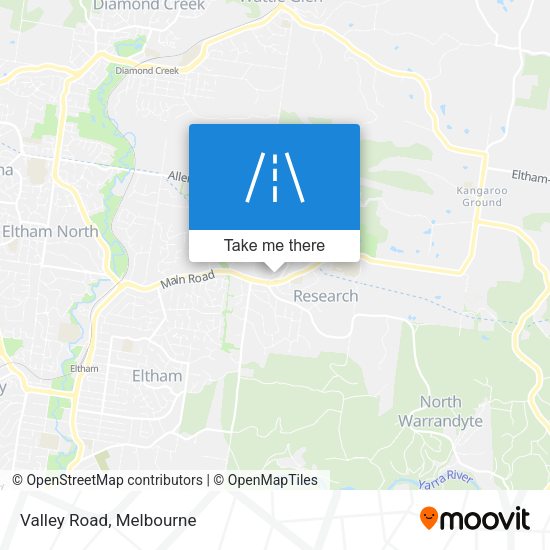 Valley Road map
