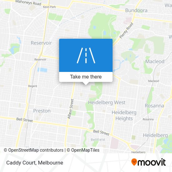 Caddy Court map