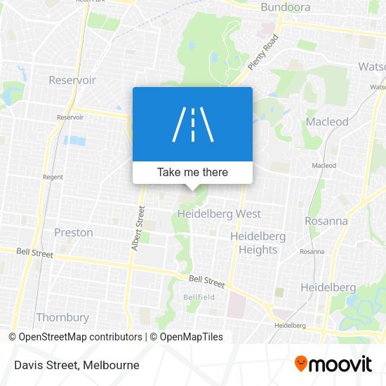 Davis Street map