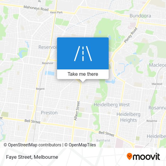 Faye Street map