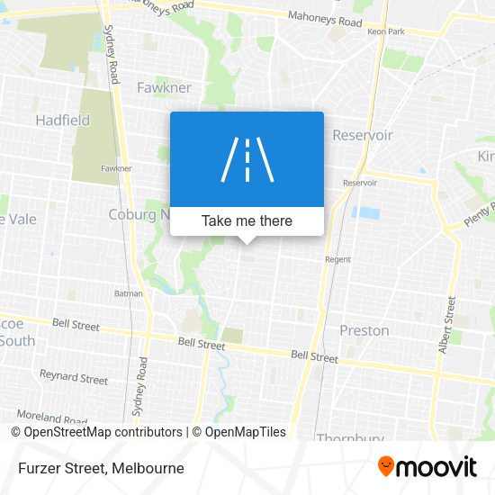 Furzer Street map