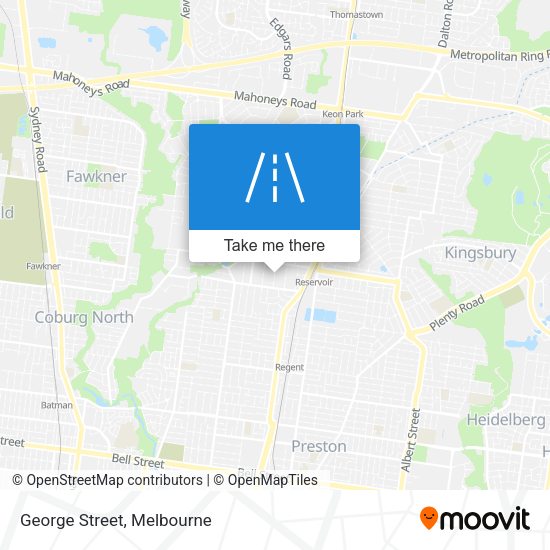 George Street map