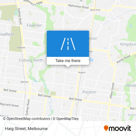 Haig Street map