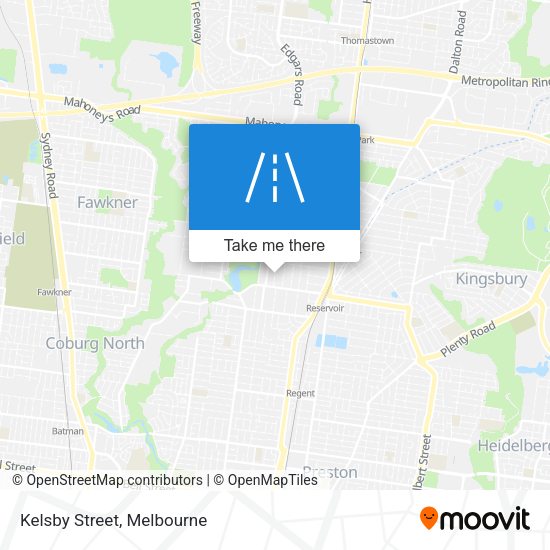 Kelsby Street map