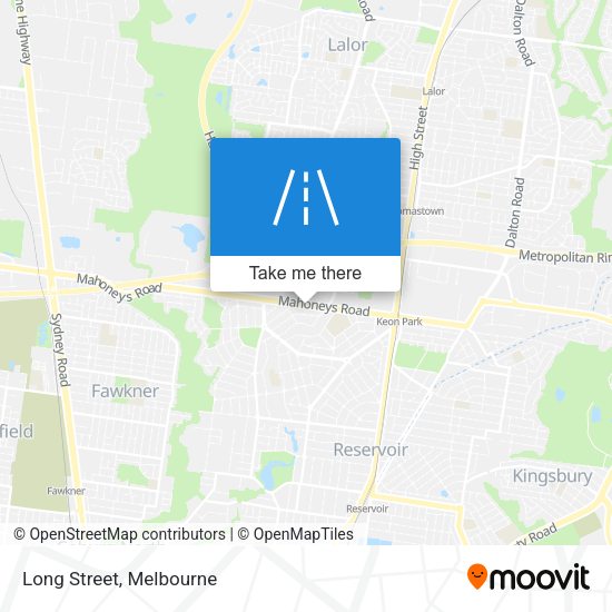 Long Street map