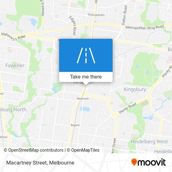 Macartney Street map