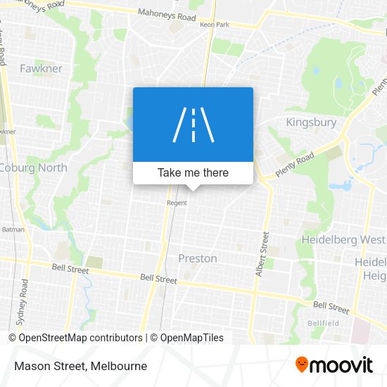 Mason Street map
