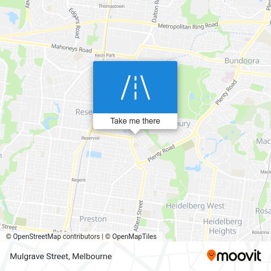 Mulgrave Street map