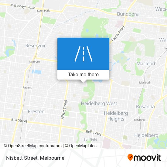 Nisbett Street map