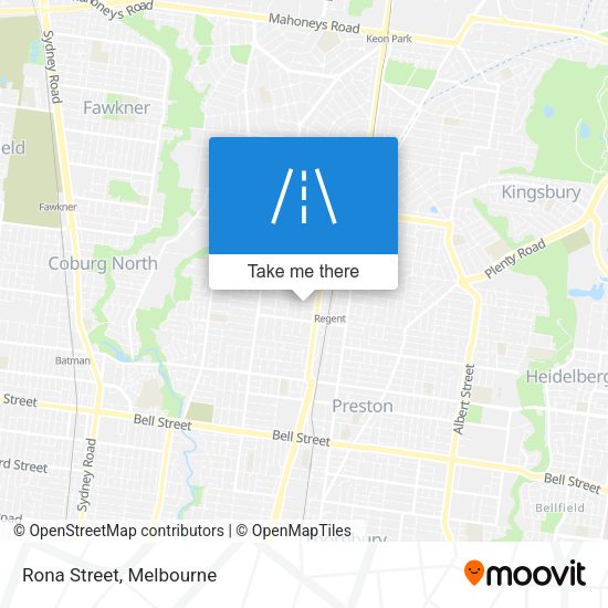 Rona Street map