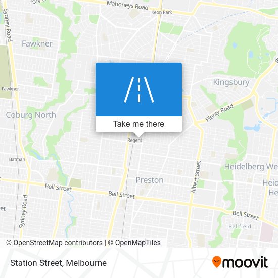 Station Street map