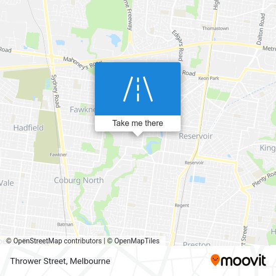 Thrower Street map