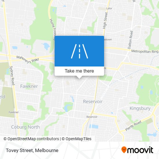 Tovey Street map