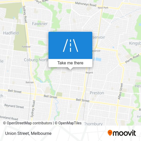 Union Street map