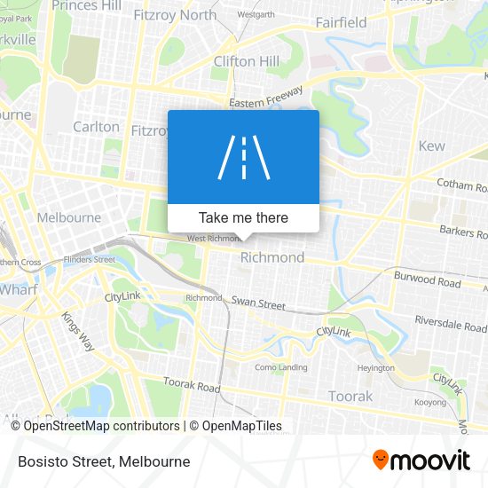 Bosisto Street map