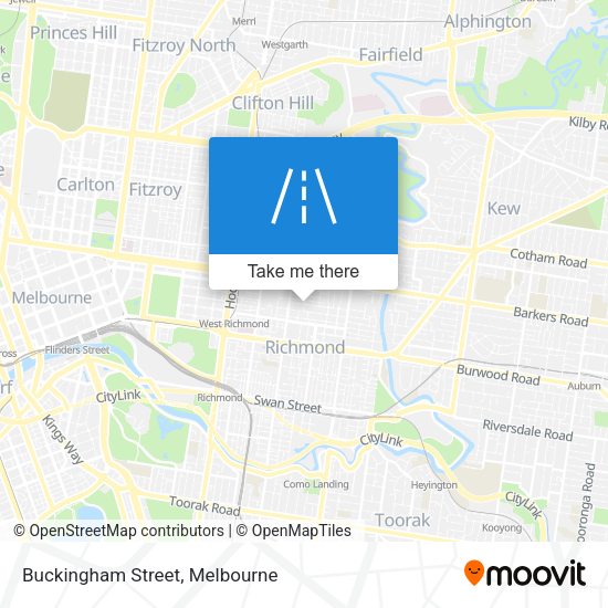 Buckingham Street map