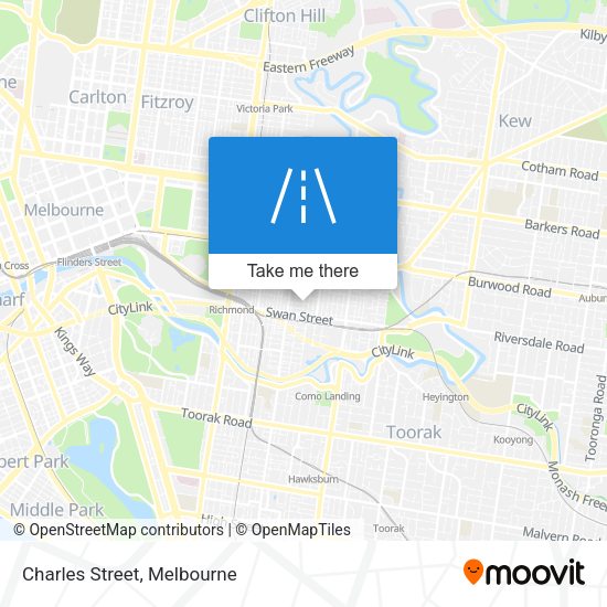 Charles Street map