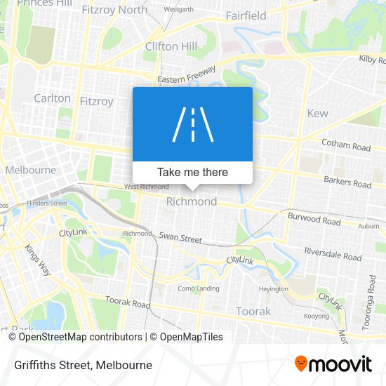 Griffiths Street map