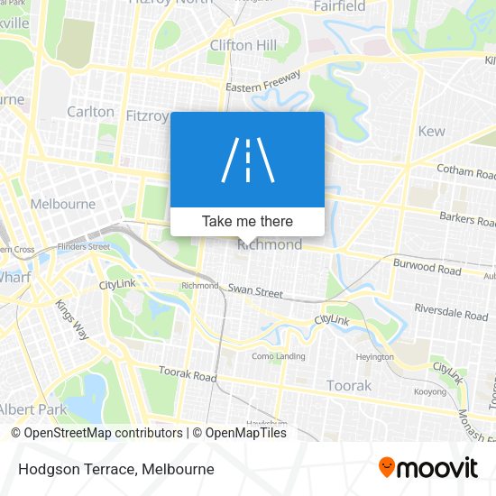 Hodgson Terrace map
