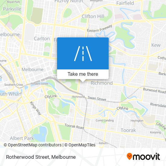 Rotherwood Street map