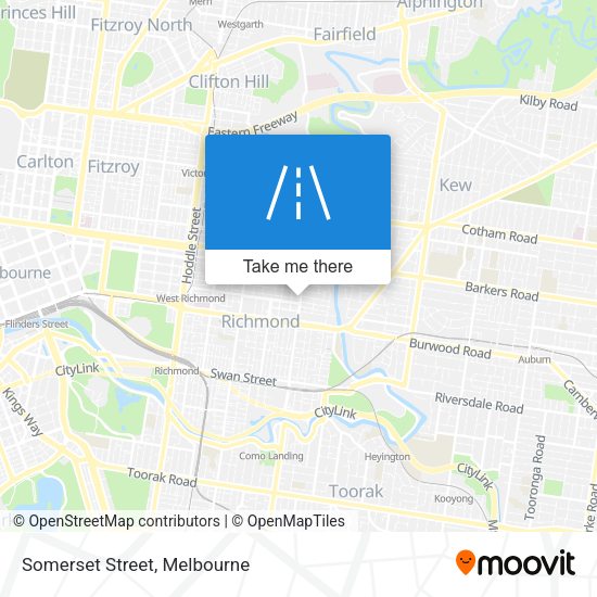 Somerset Street map