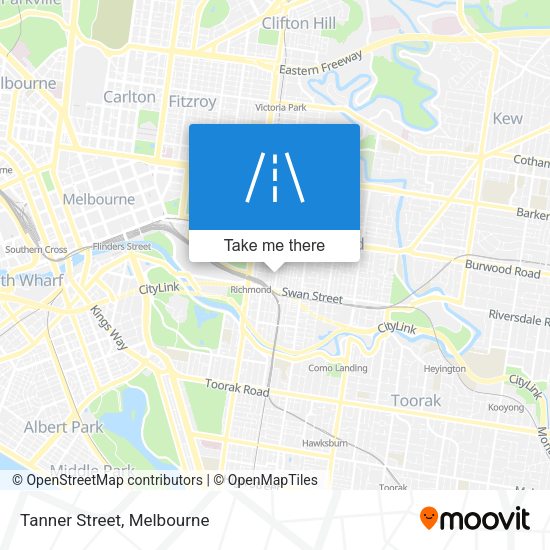 Tanner Street map