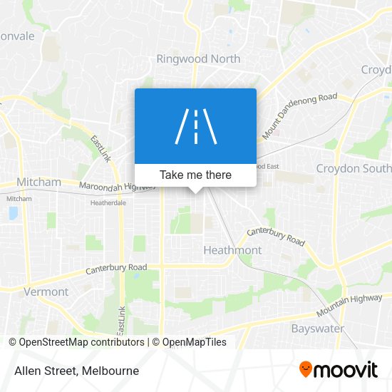 Allen Street map