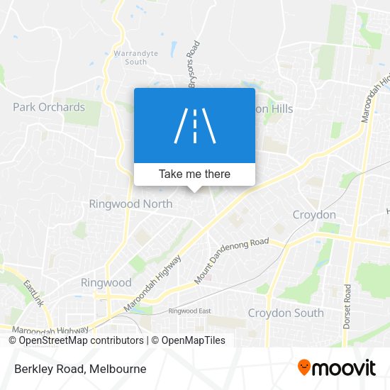 Berkley Road map