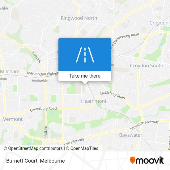 Burnett Court map