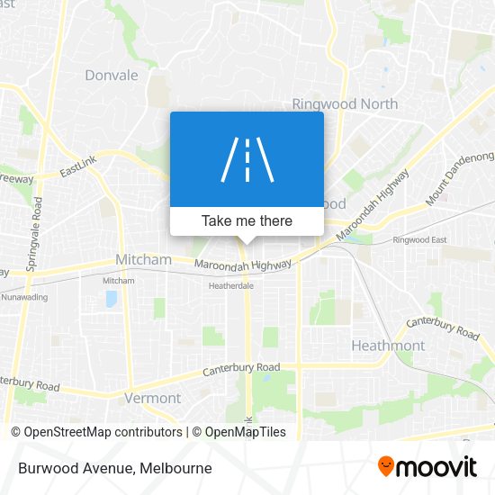 Burwood Avenue map