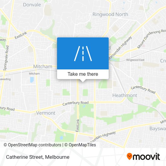 Catherine Street map
