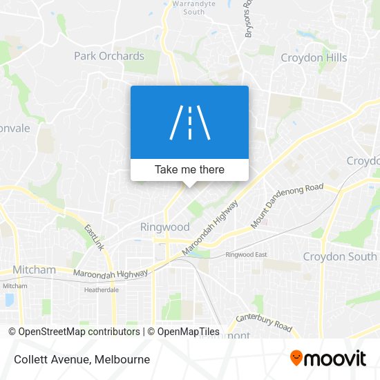 Collett Avenue map