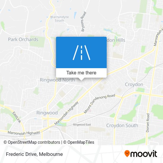 Frederic Drive map