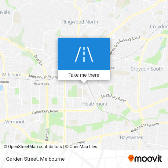 Garden Street map