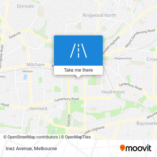 Inez Avenue map