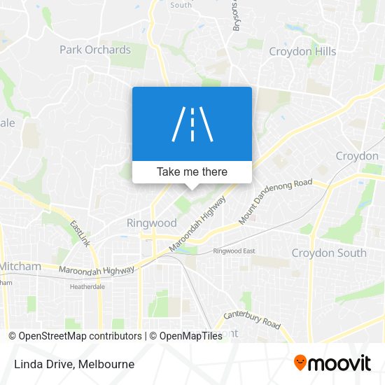 Linda Drive map