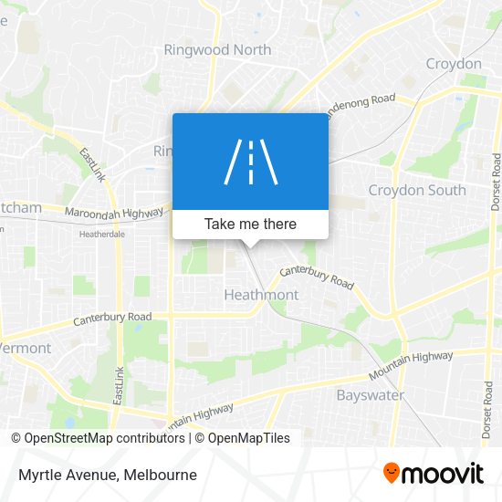 Myrtle Avenue map