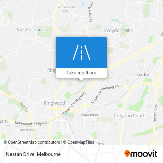 Nestan Drive map