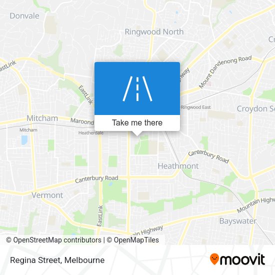Regina Street map