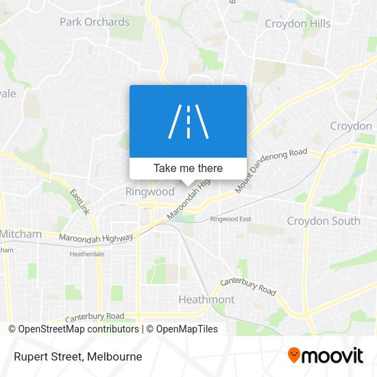 Rupert Street map